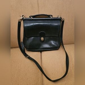 Coach Black Leather Crossbody Bag